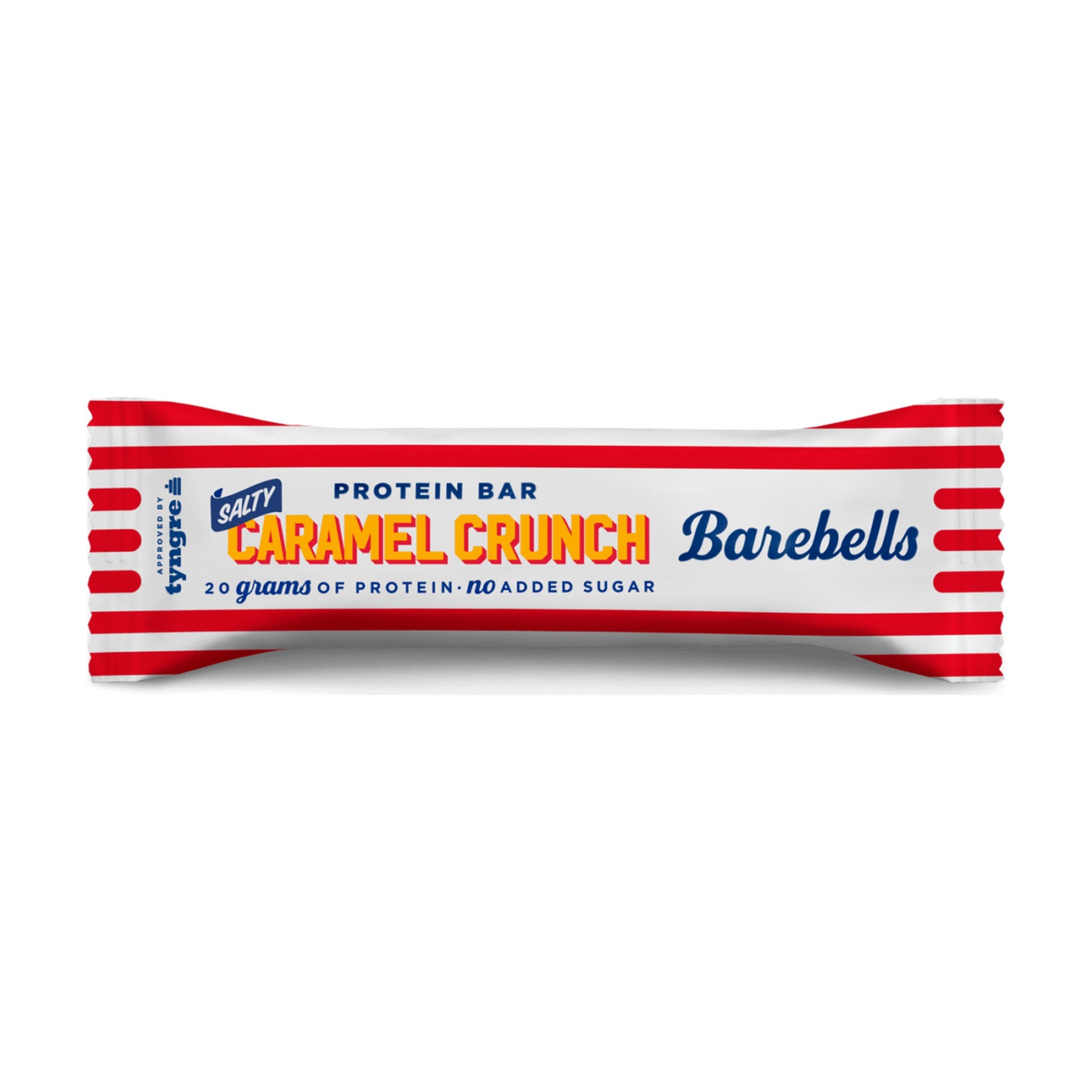 Barebells eiwitreep Salty Caramel Crunch, 55 gram, 20 gram eiwit per reep